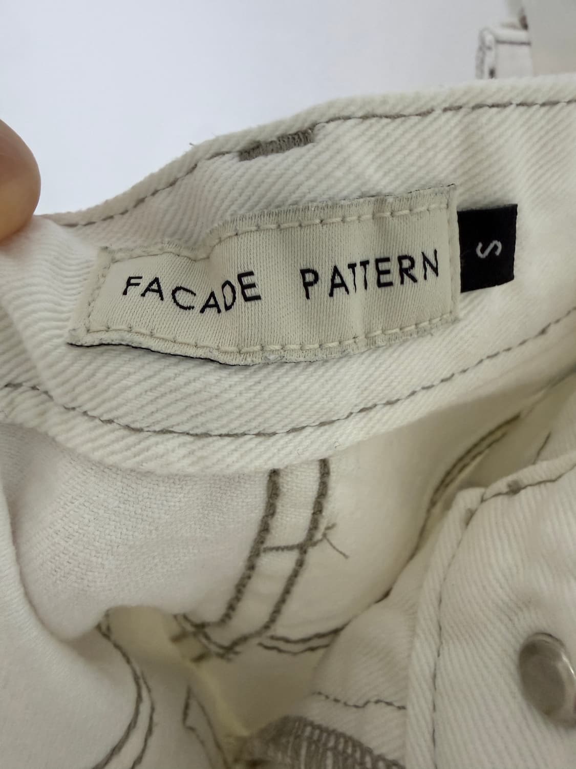 파사드패턴 클래식 테이퍼드 데님  상품이미지8