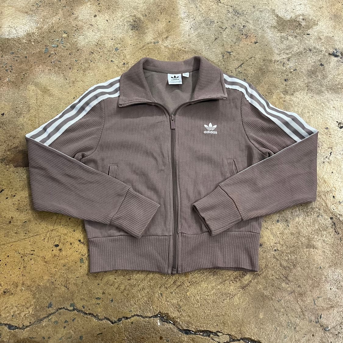 아디다스 브라운 초코우유 니트 져지 트랙탑 상품이미지2