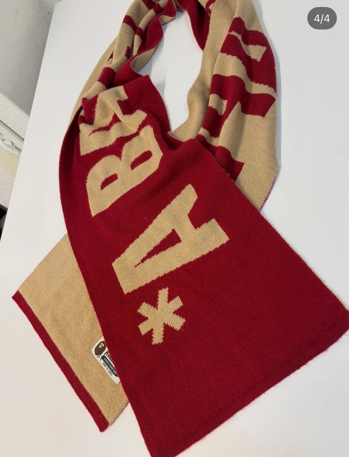 베이프 양면 리버서블 머플러 상품이미지2