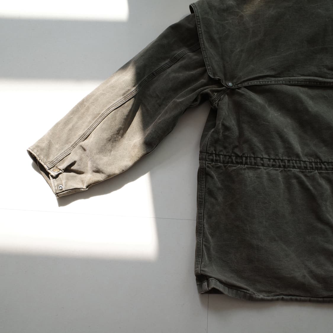 90s 칼하트 샌드스톤 케이프 코트 CW042 MADE IN USA  상품이미지9