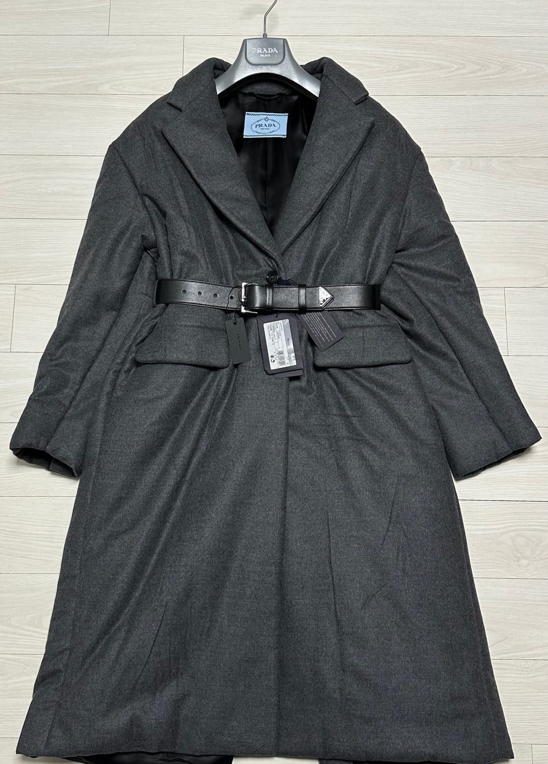 프라다 리나일론 패딩 코트 38(55-66) 새상품 상품이미지3