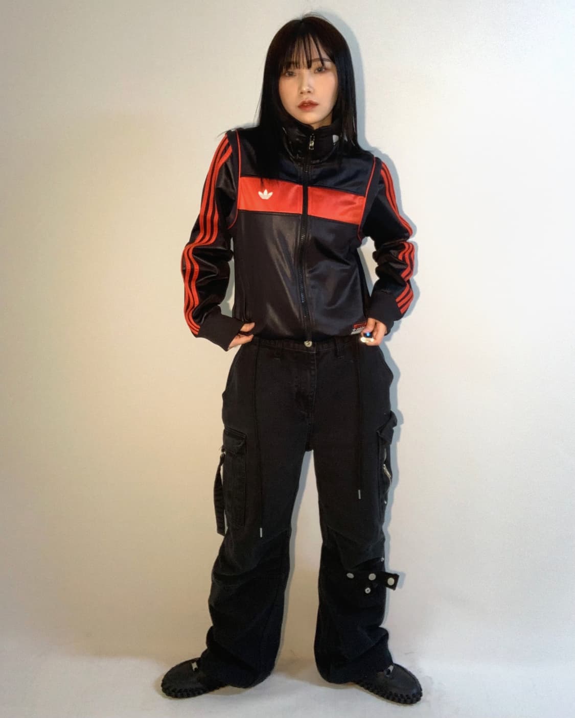 Adidas Red Black Track Jacket 상품이미지7