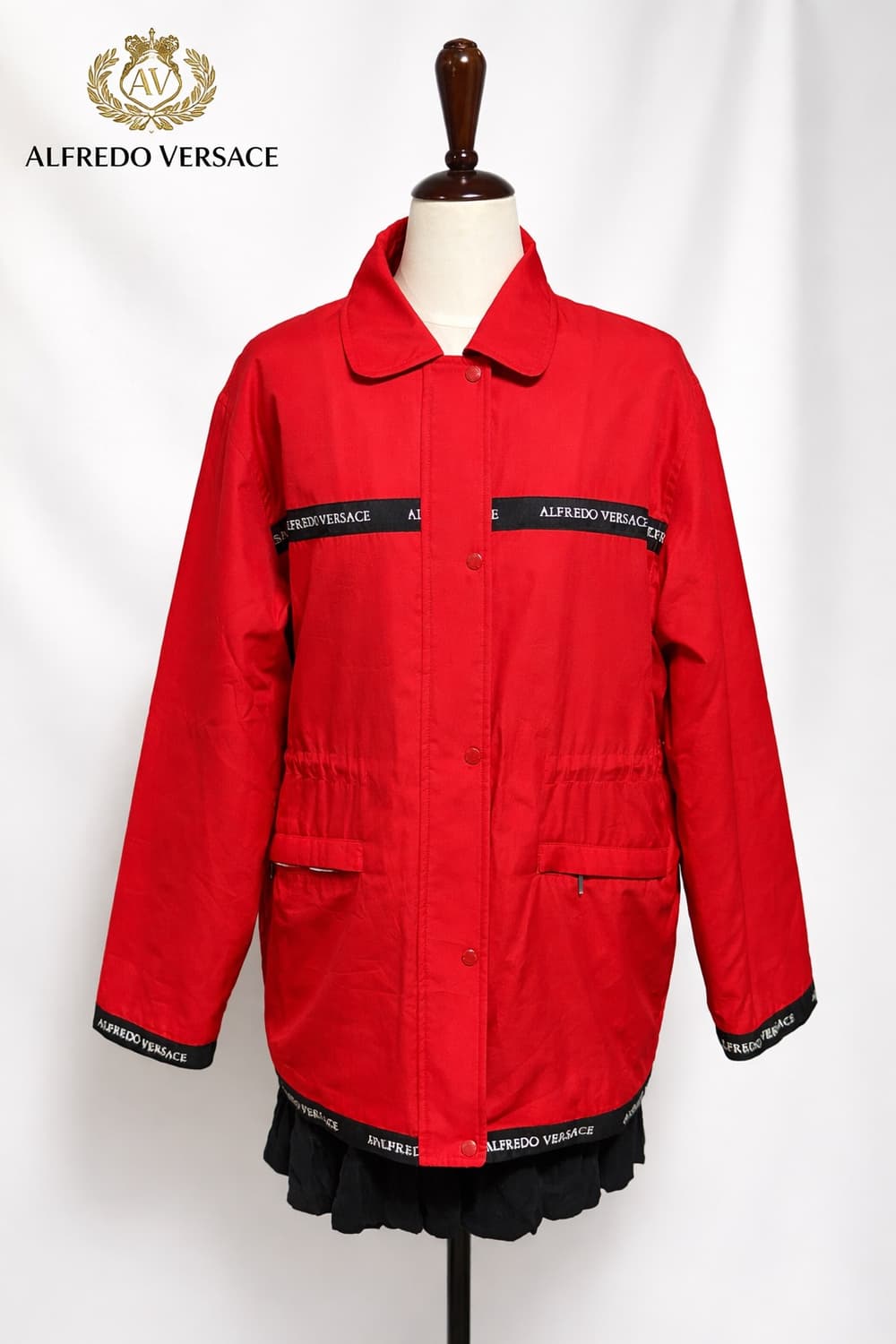 알프레도 베르사체 레드 스트링 자켓 바람막이 100사이즈 상품이미지1