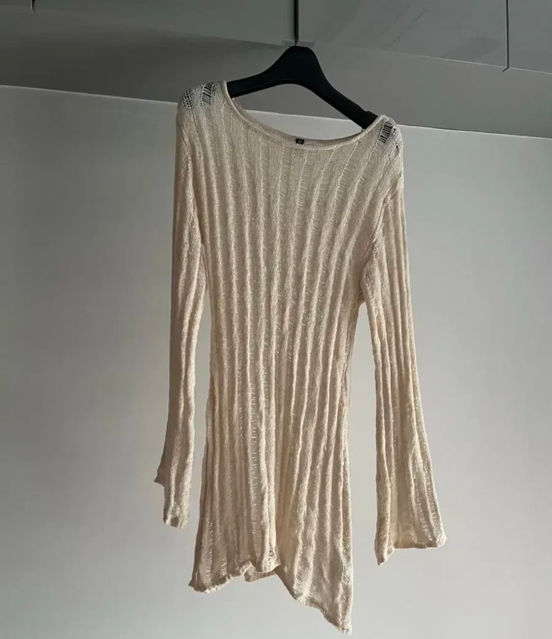 H&m Ladder-stitch-look Knit top 스티치롱탑 s 상품이미지1