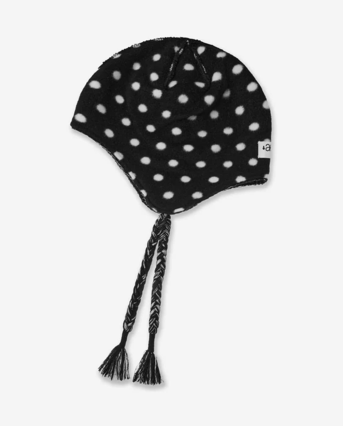 aeae EARFLAP BEANIE [BLACK] 도트 비니 상품이미지1