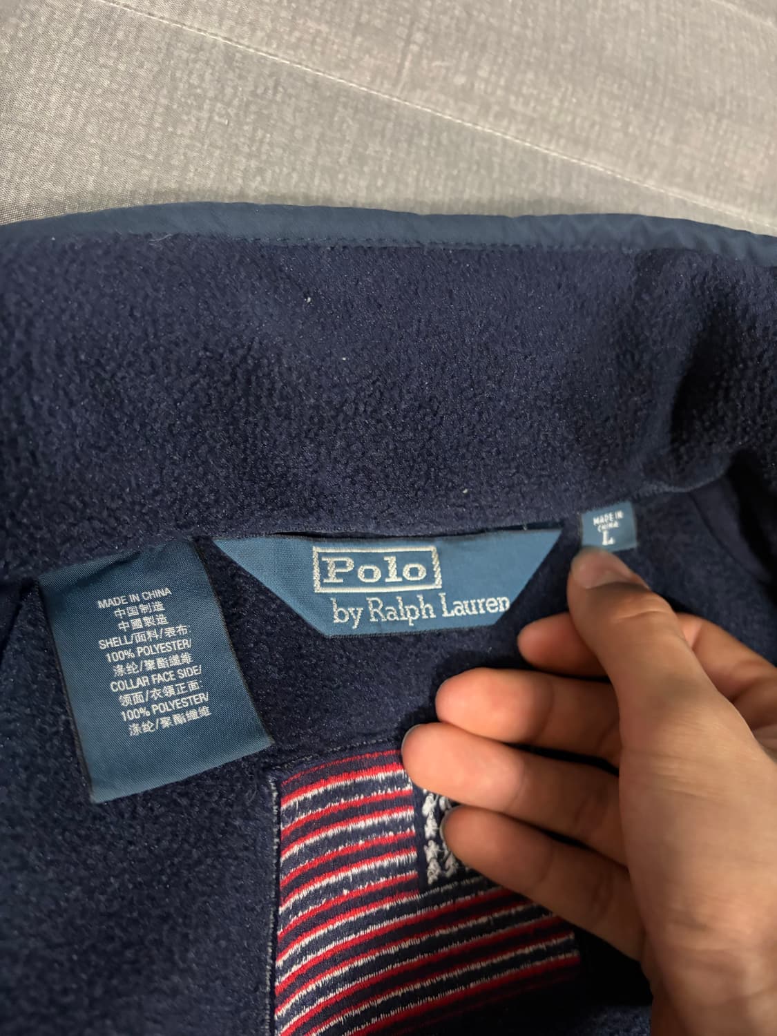대장급)폴로 빅포니 치프키프 usa 성조기 후드 플리스 집업 상품이미지7