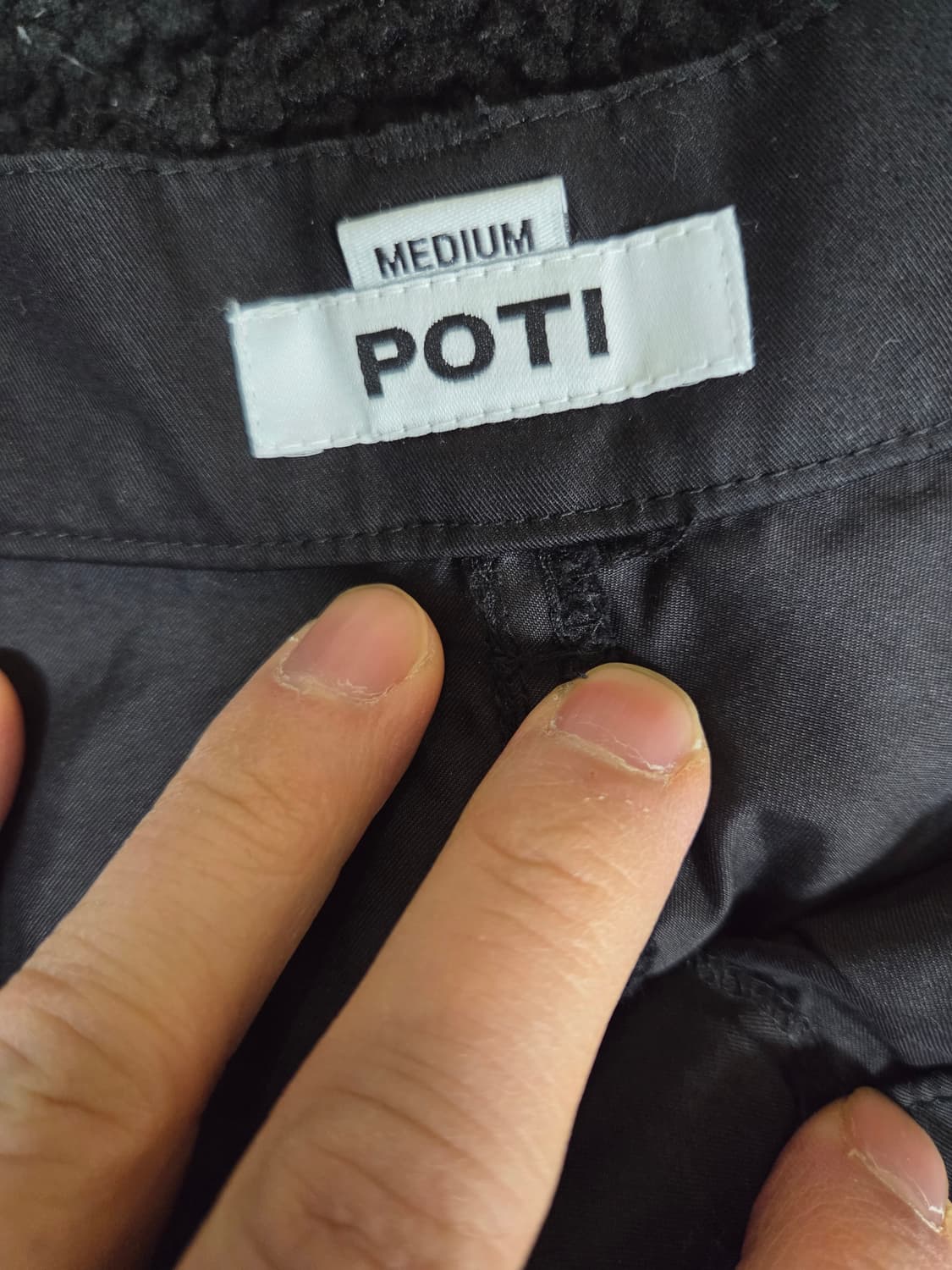 Poti 나일론 면 와이드 팬츠 m 상품이미지3