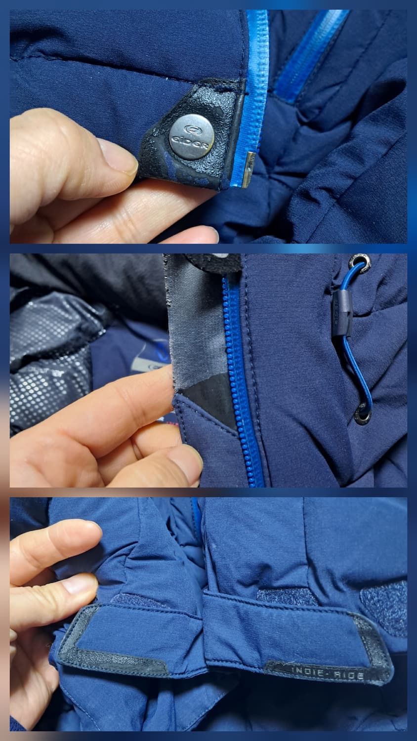 아이더 남성 구스다운 패딩 700필 95~100 상품이미지10