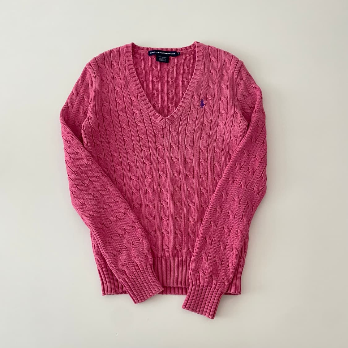 M) 폴로케이블니트 A0618 상품이미지4