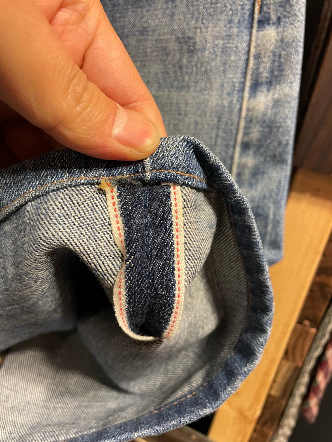 90 리바이스 502빅E 샐비지 반바지 상품이미지2