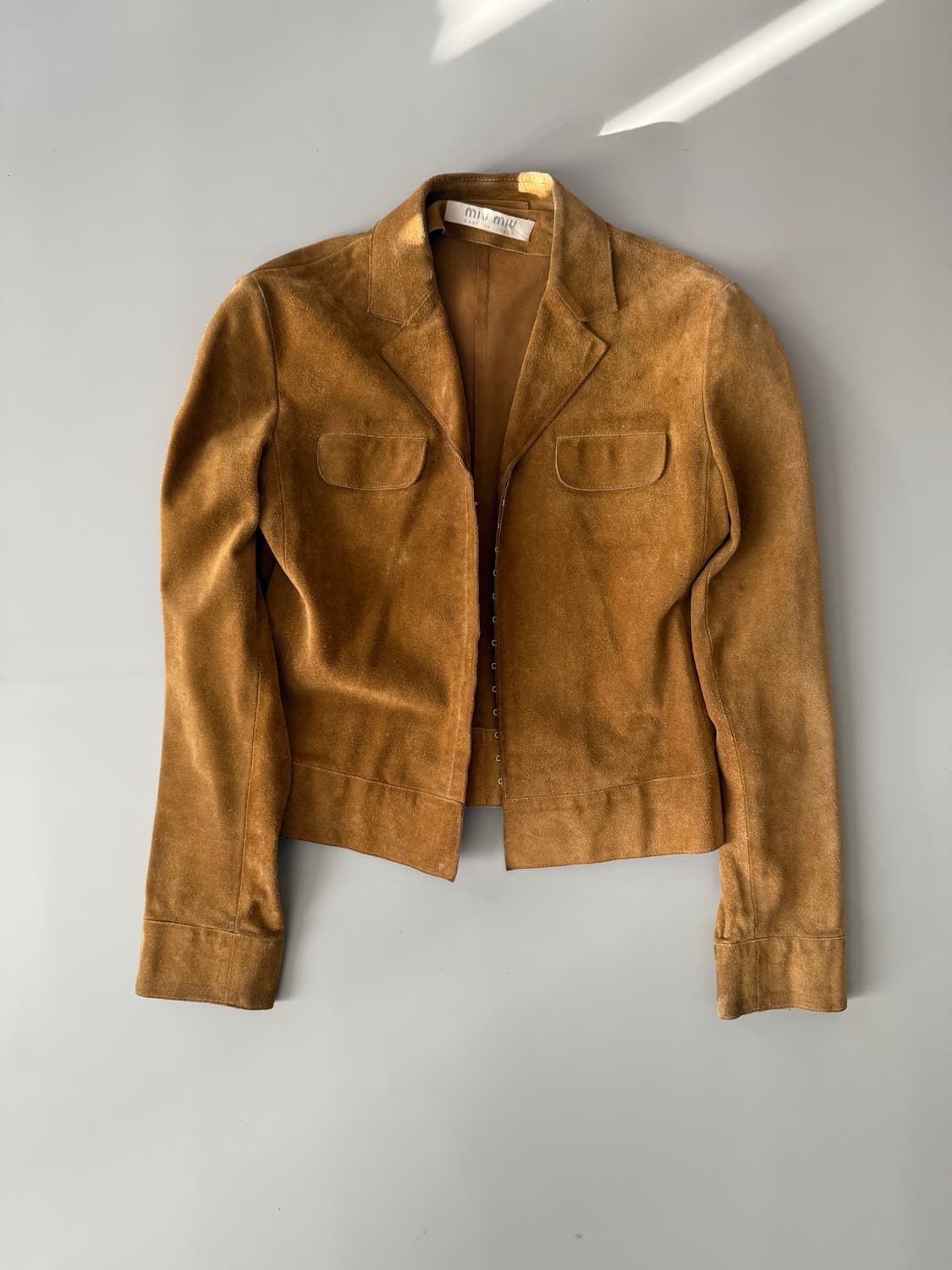 Miumiu 99SS 쇼피스 스웨이드 자켓 상품이미지2