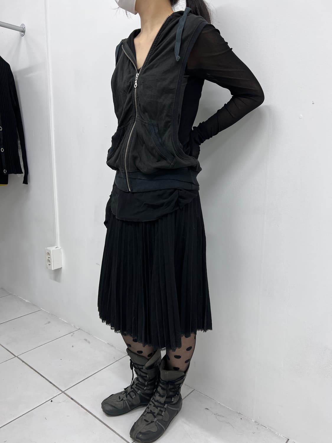 diesel hood vest zipup 상품이미지3