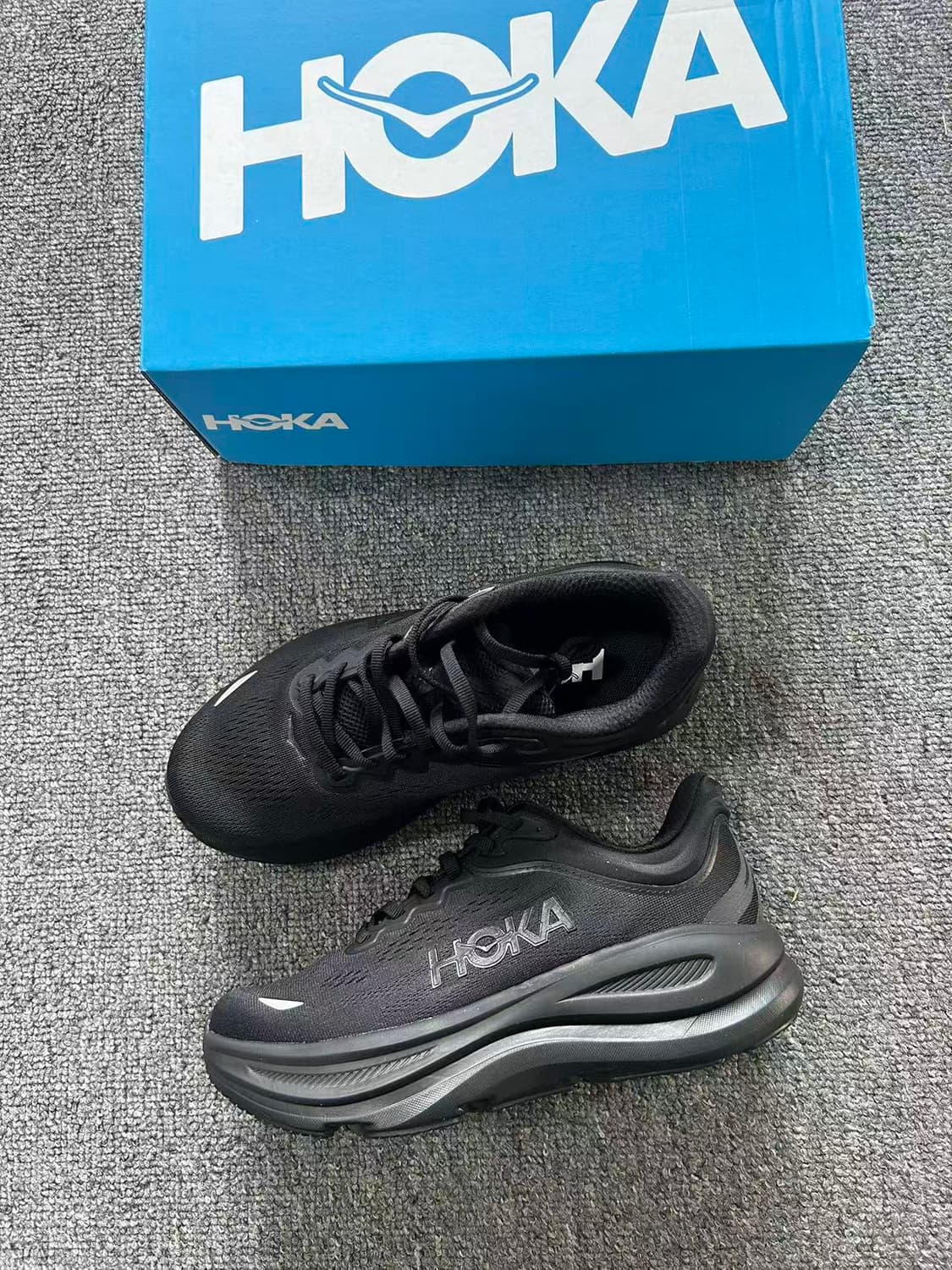 호카 본디 9 와이드 블랙 블랙 265mm 상품이미지1