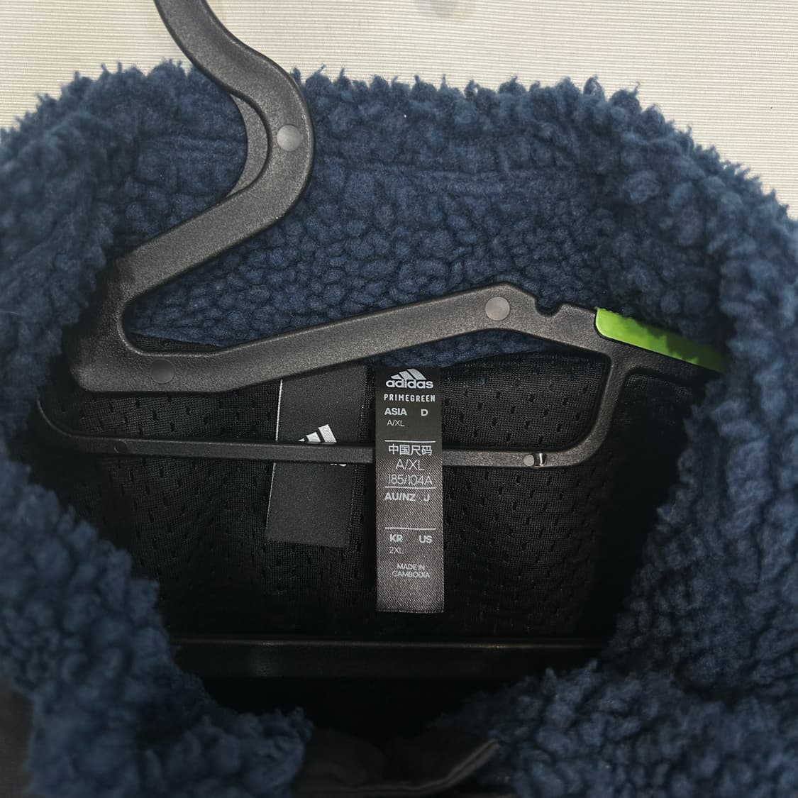아디다스 남성 뽀글이 후리스 110  상품이미지2
