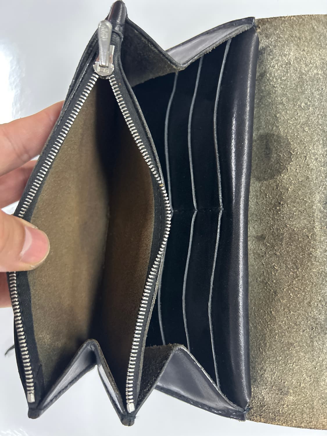 GOROS 고로스 11콘초 블랙 새들레더 장지갑 상품이미지8