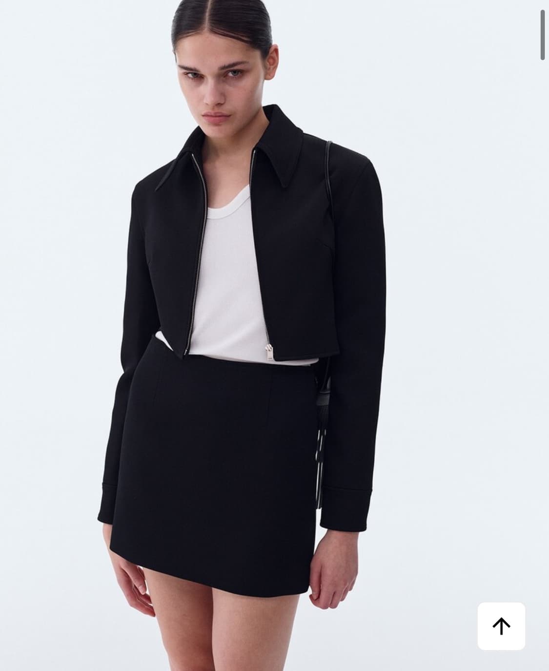 렉토 SIGNATURE DETAIL MICA CROP ZIP JACKET 상품이미지4