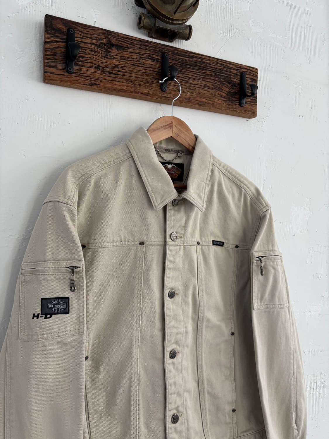 Harley Davidson 할리데이비슨 베이지 트러커 자켓 상품이미지5