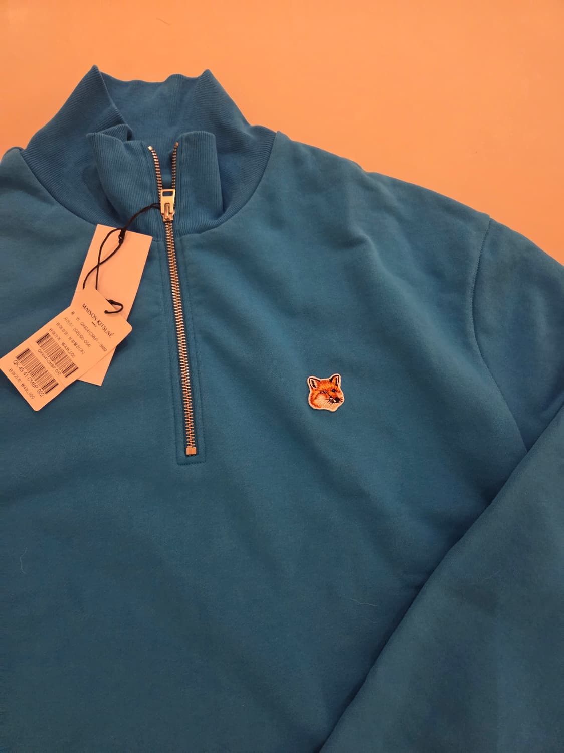 [새상품] 메종키츠네 하프집업 백화점판 상품이미지3