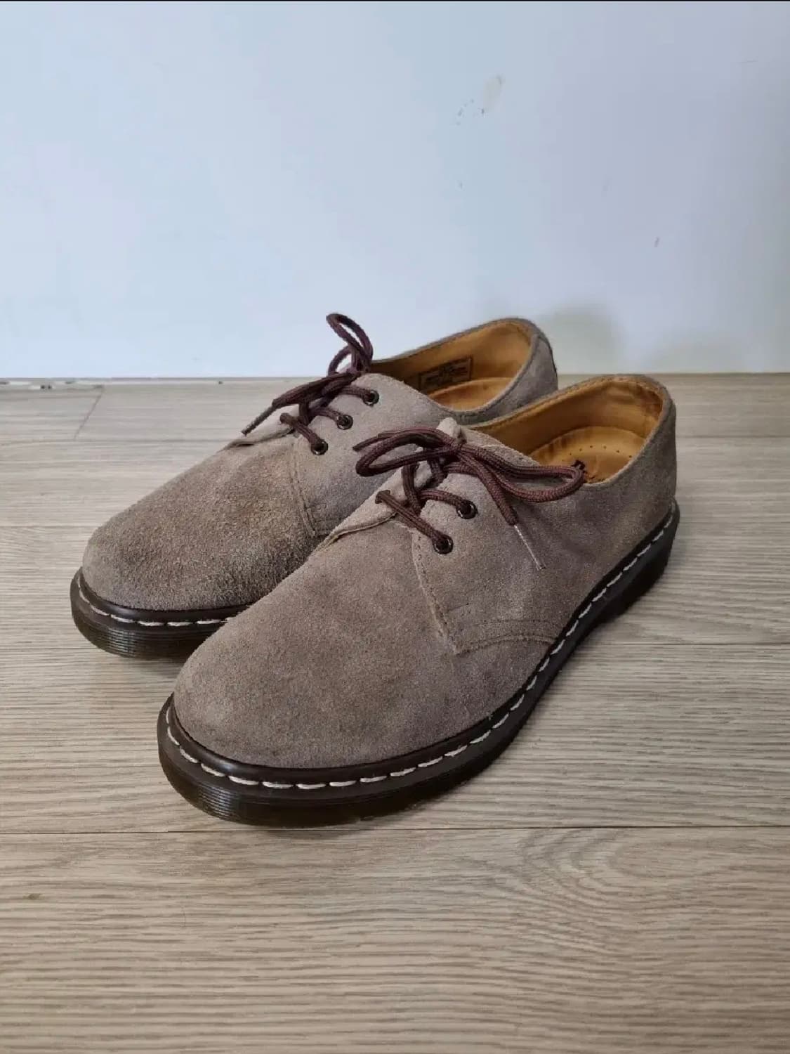 [UK7] 닥터마틴 1461W 3홀 스웨이트 브라운 상품이미지1