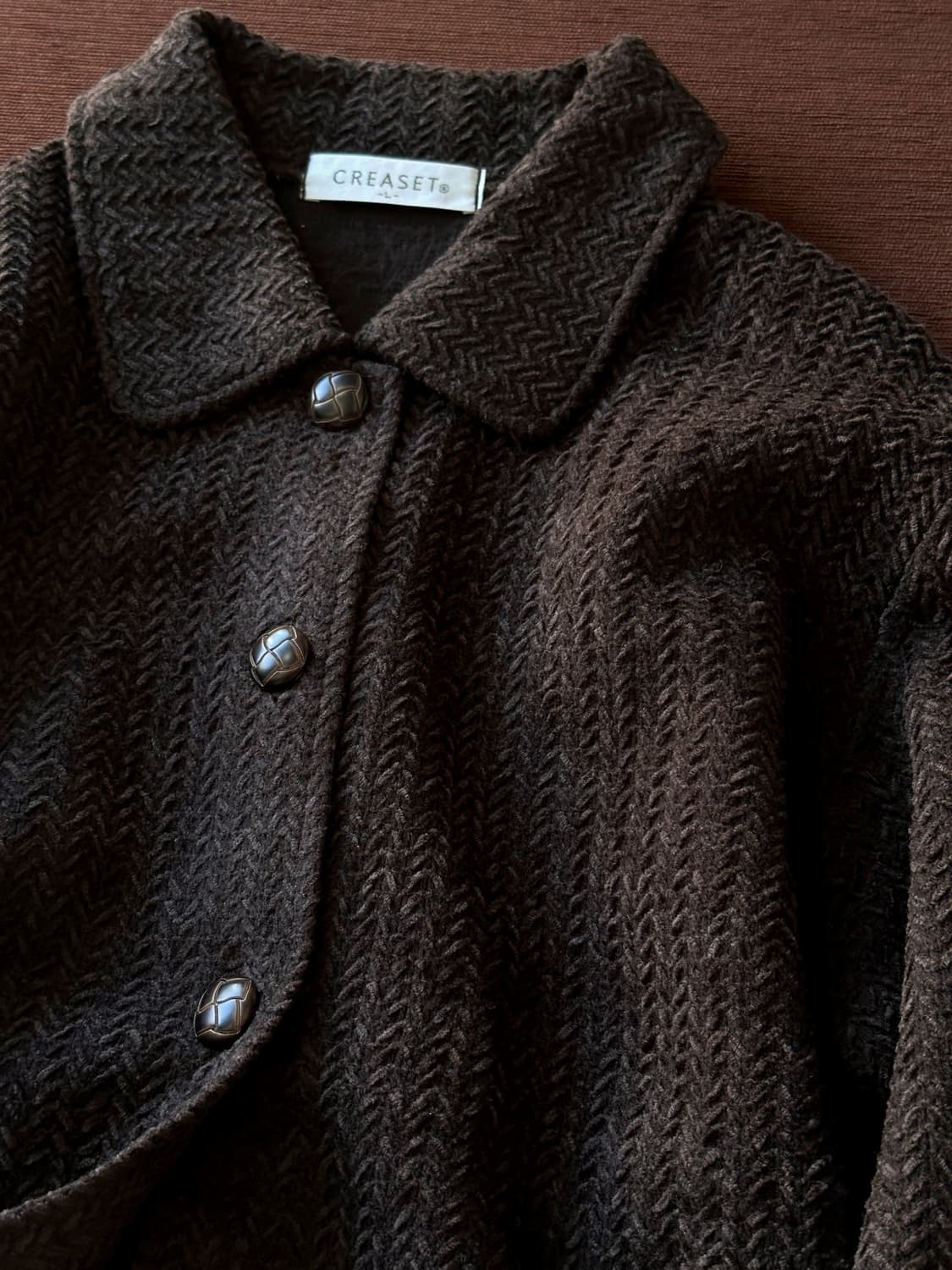 Inner fleece design knitted single jacke 상품이미지8