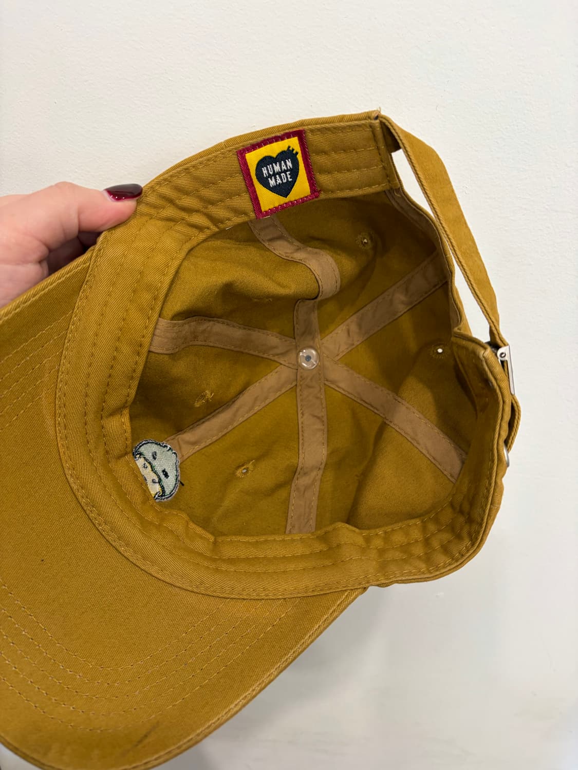 휴먼메이드 오리 볼캡 머스타드색 상품이미지3