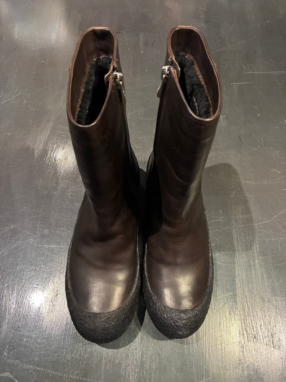 250) 발리 컬링 부츠 가죽 양털 부츠 상품이미지4