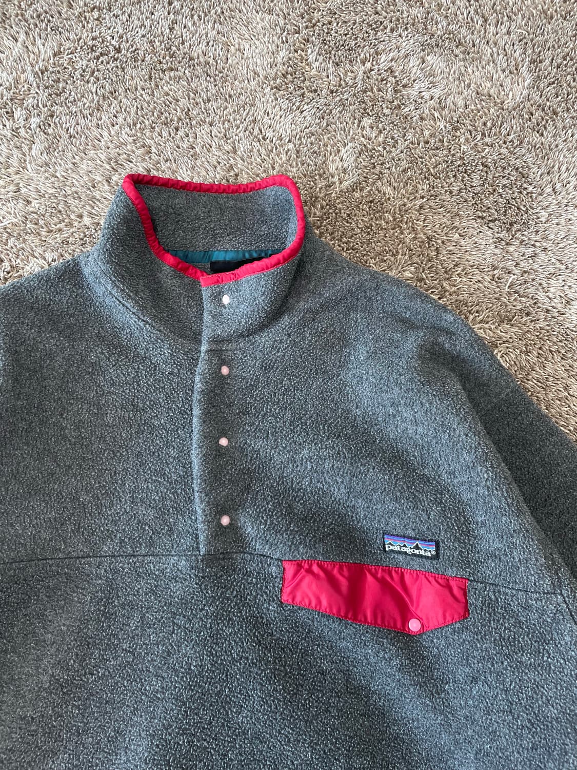 90s Patagonia synchilla 빈티지 신칠라 네이비 상품이미지2