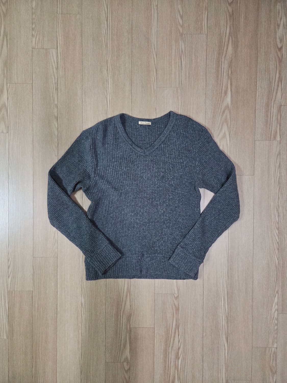 조널 스탠다드 재팬 브이넥 골지 니트 상품이미지1