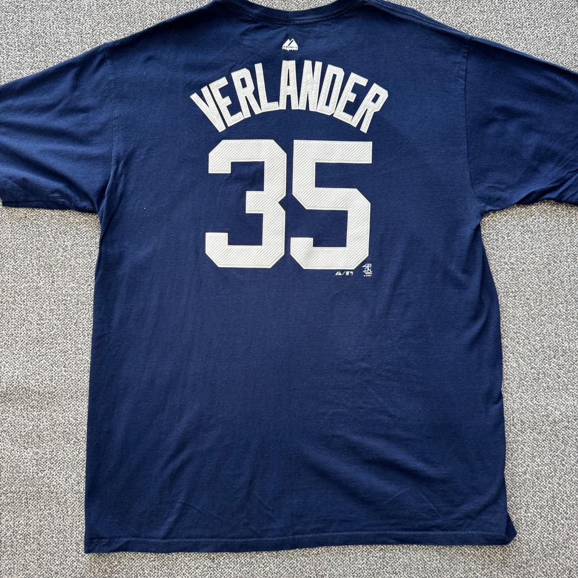 마제스틱 디트로이트 타이거즈 저스틴 벌랜더 공식 네임 앤 넘버 티셔츠 상품이미지2