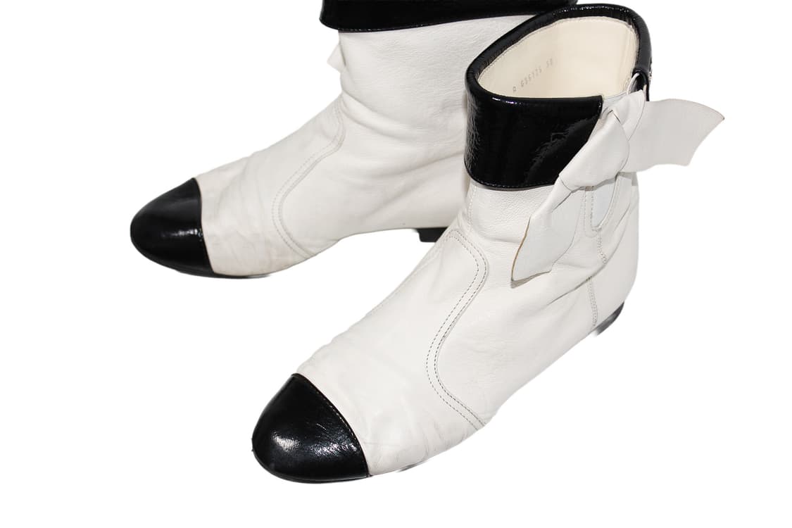 ✨ Chanel Vintage Two-Tone Ankle Boots ✨ 상품이미지10