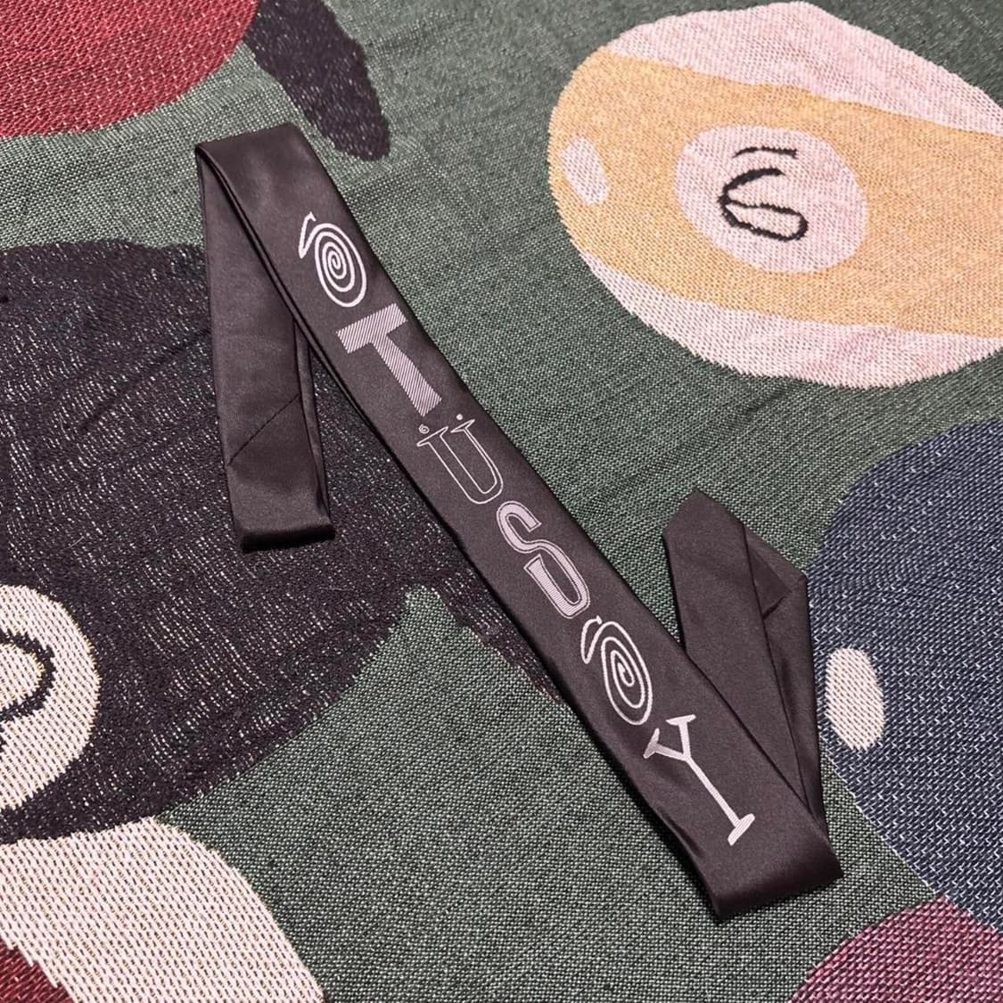 스투시 랜섬 자카드 넥타이 블랙 상품이미지2