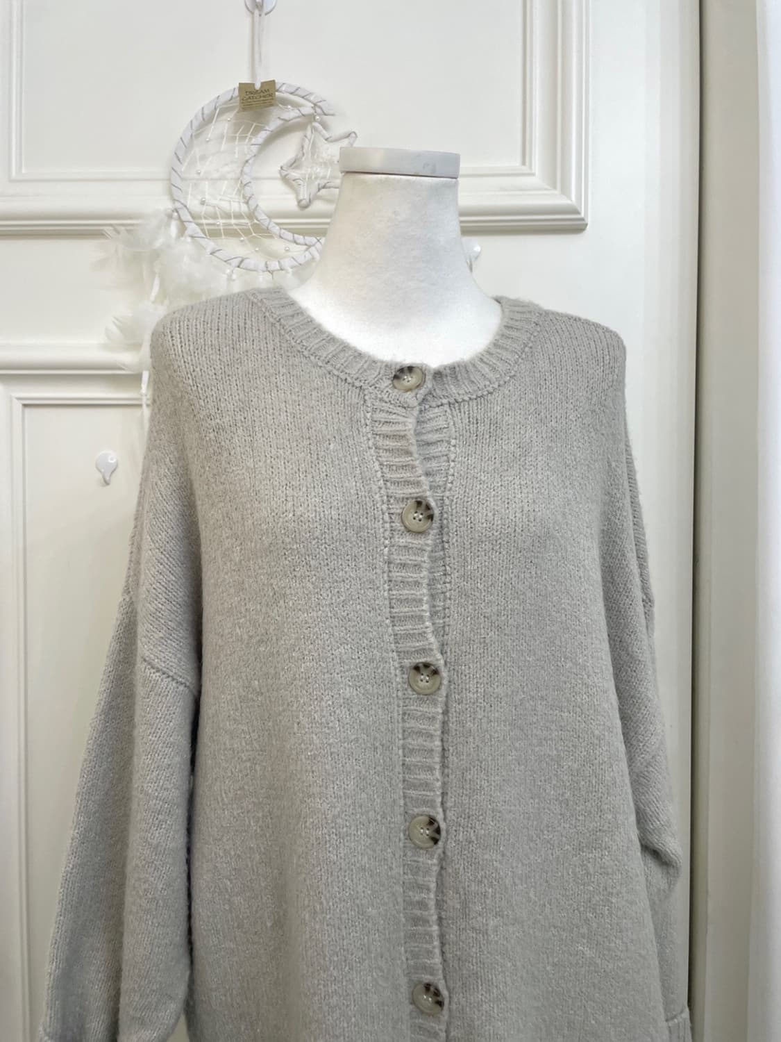 ash gray warm loose cardiagn(size-M) 상품이미지5