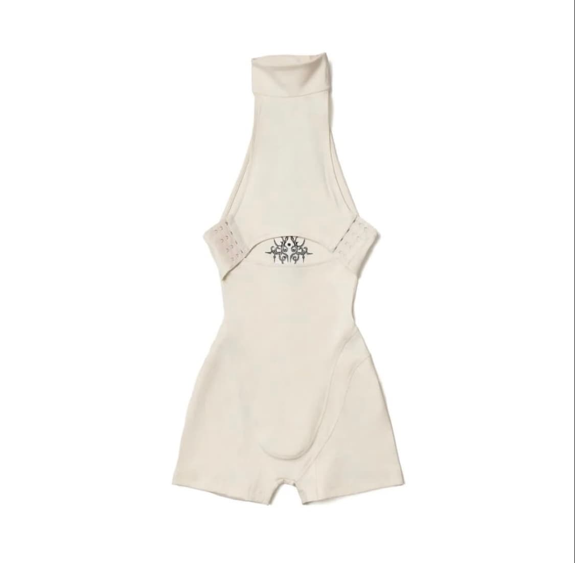 Cat tattoo tan playsuit 상품이미지4