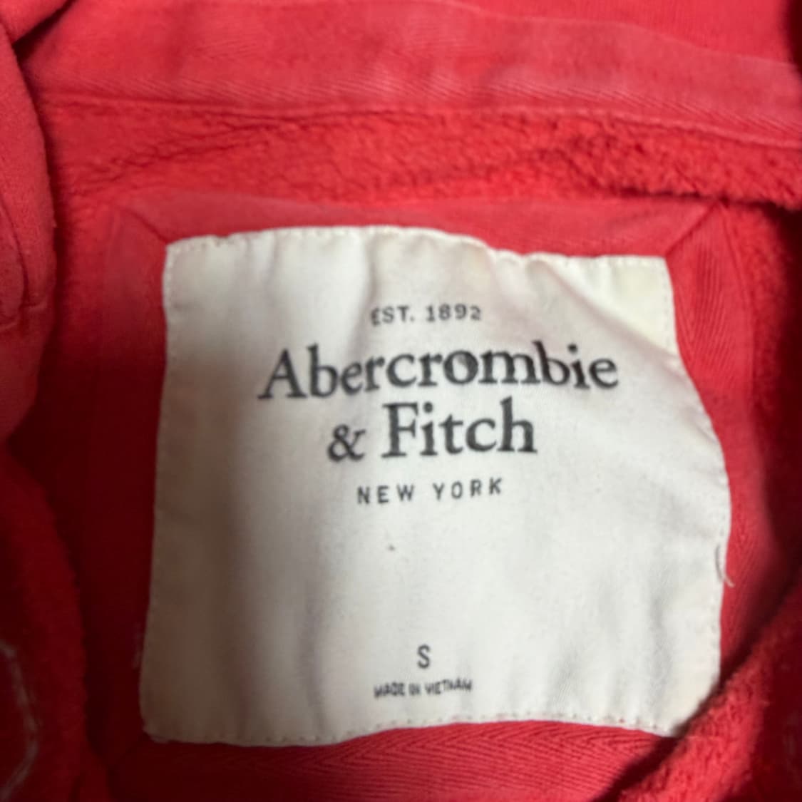 아베크롬비 코랄 후드집업 s 상품이미지3