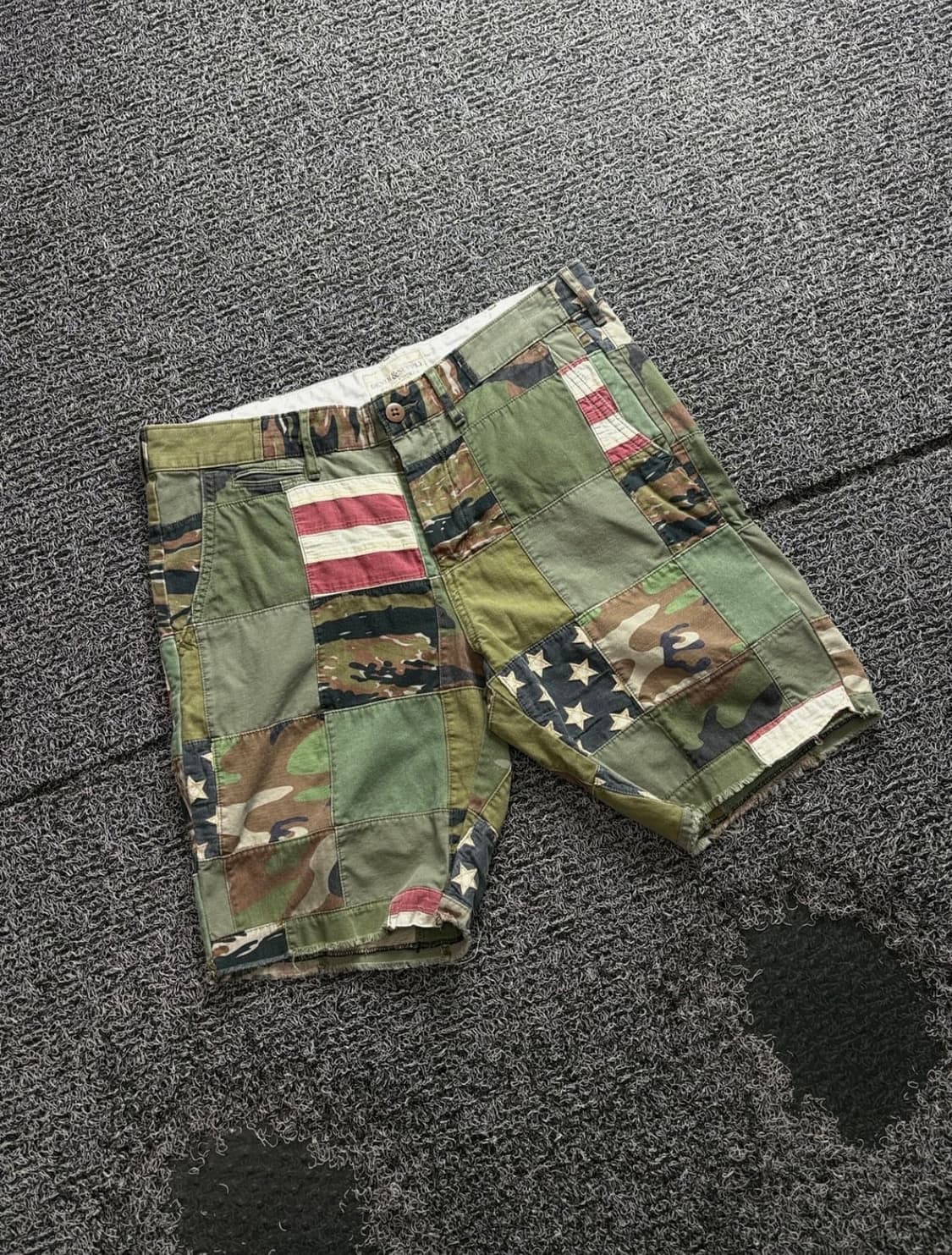폴로 데님앤서플라이 패치워크 밀리터리 하프 팬츠 4801 상품이미지1