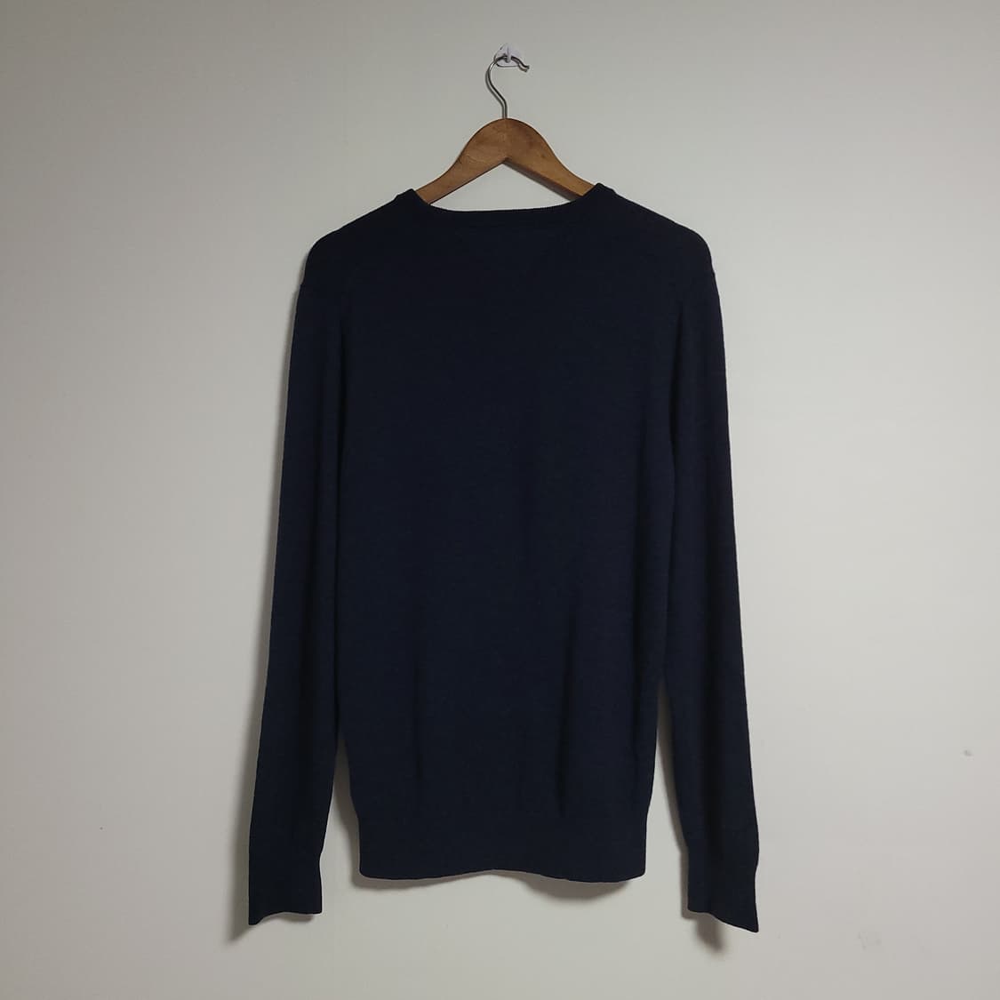 (M) TOMMY HILFIGER 타미힐피거 네이비 니트 긴팔 모 상품이미지5