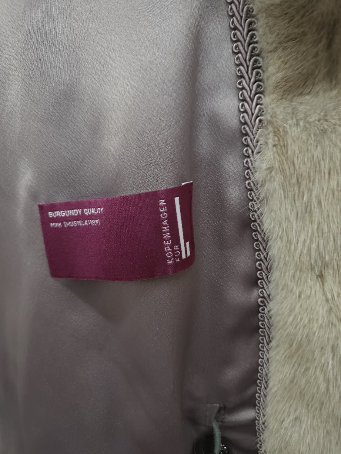 DONGWOO 천연밍크 코트 90-95 새제품급 상품이미지8