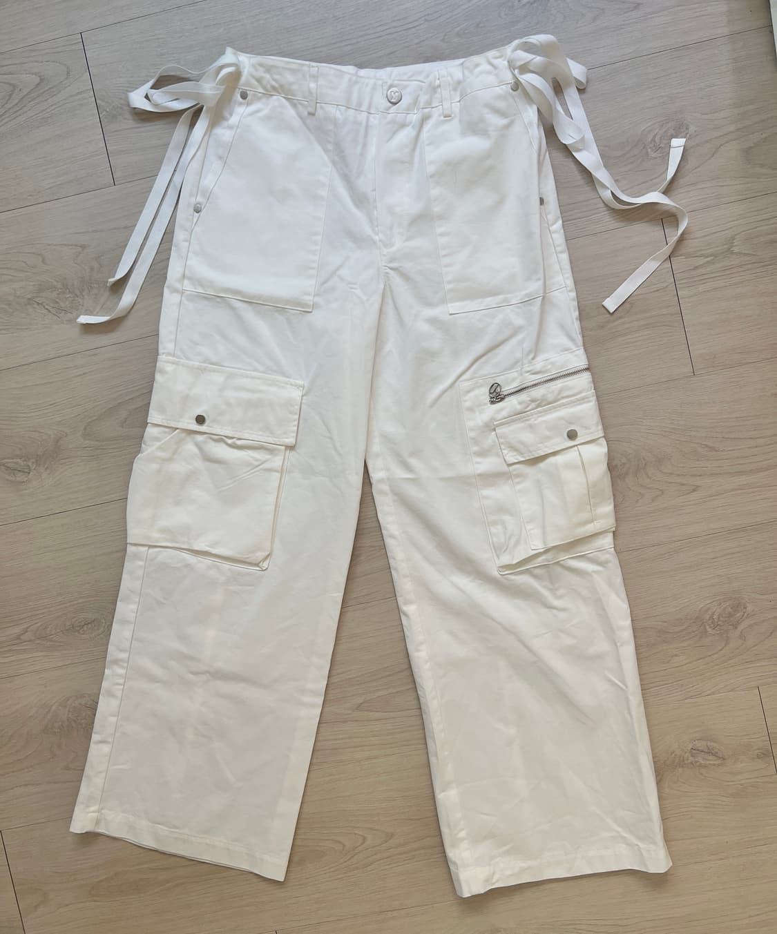 유즈 카고 리본 팬츠 상품이미지1