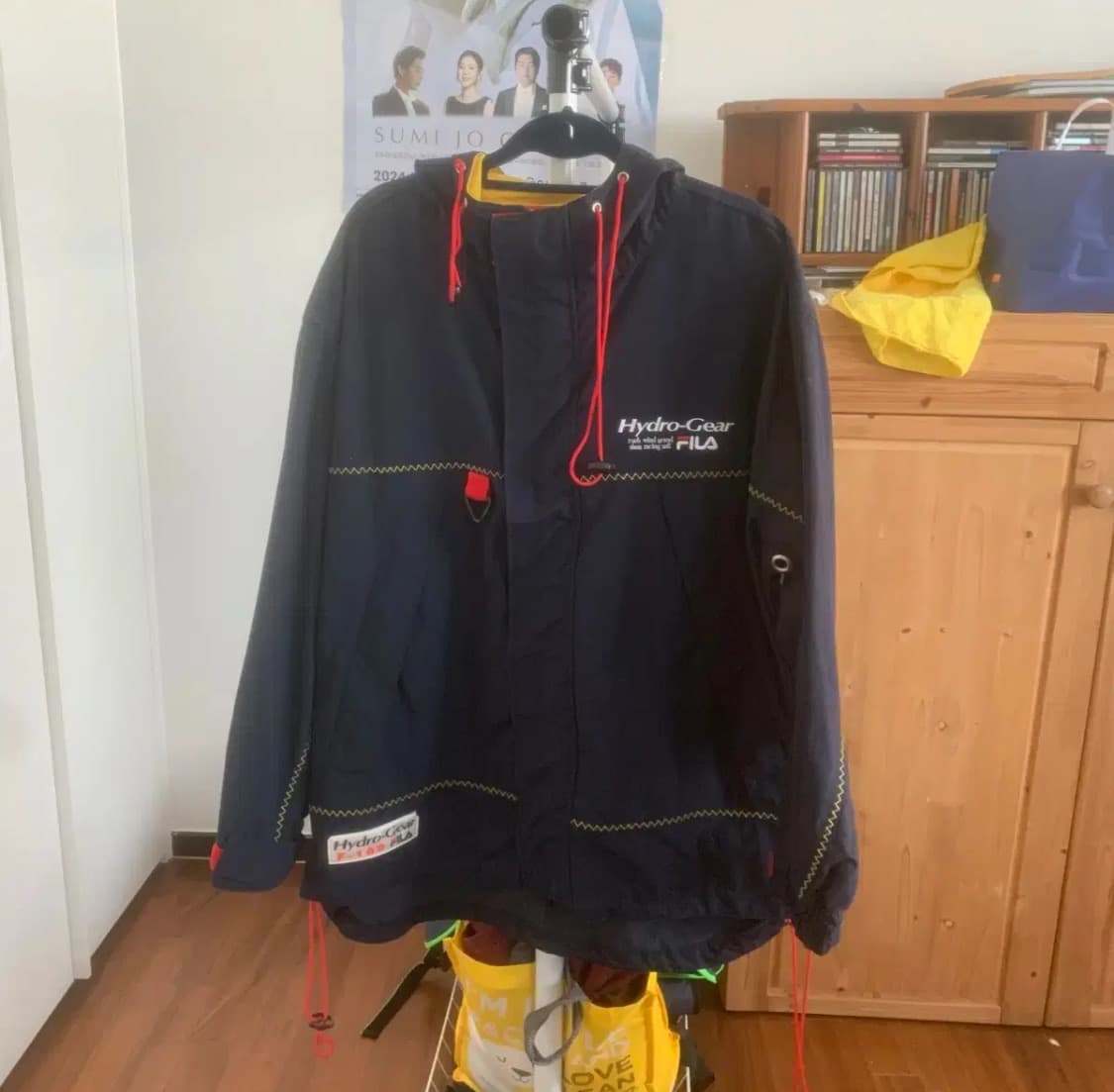 휠라 네이비 바람막이 자켓 105 상품이미지1