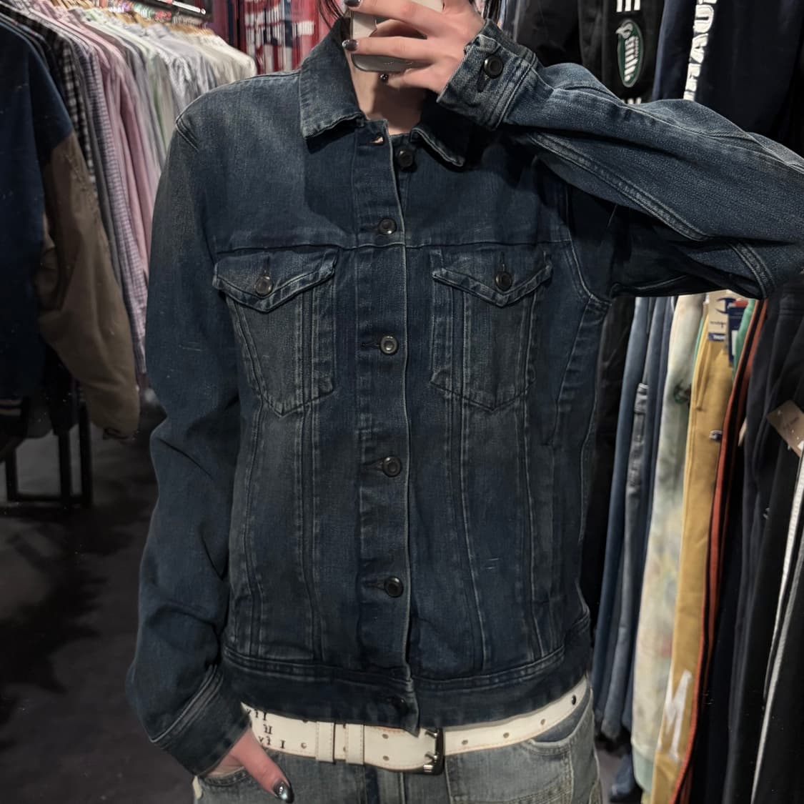 [IM] Calvin Klein 캘빈클라인 데님 트러커 자켓 진청 상품이미지2