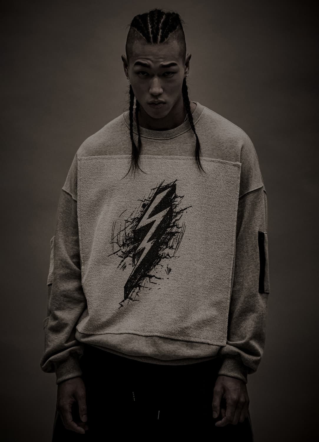 (2XL) FIED 썬더 맨투맨 상품이미지5