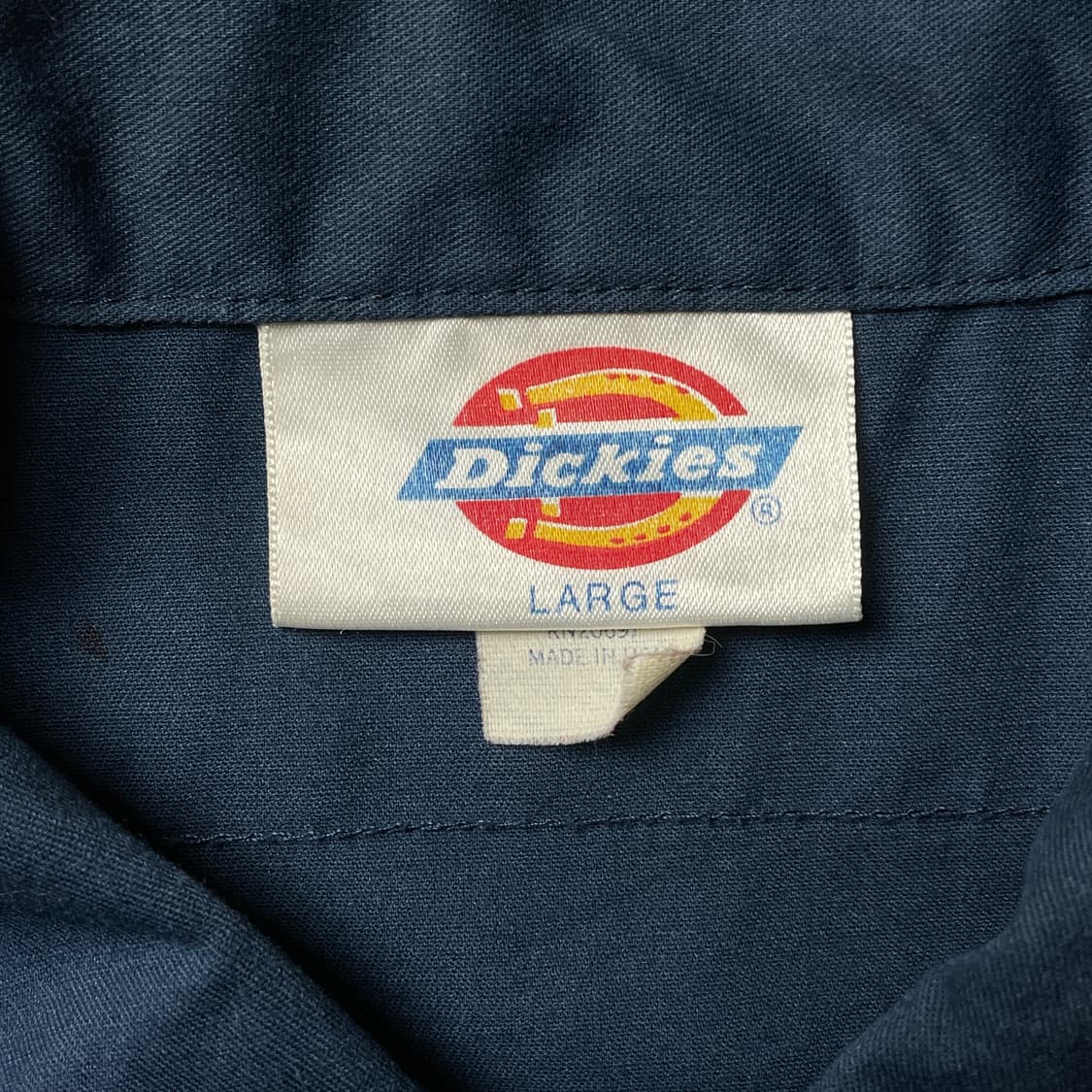 DICKIES 90s 디키즈 네이비 플랩포켓 반팔 워크셔츠 A01107 상품이미지9