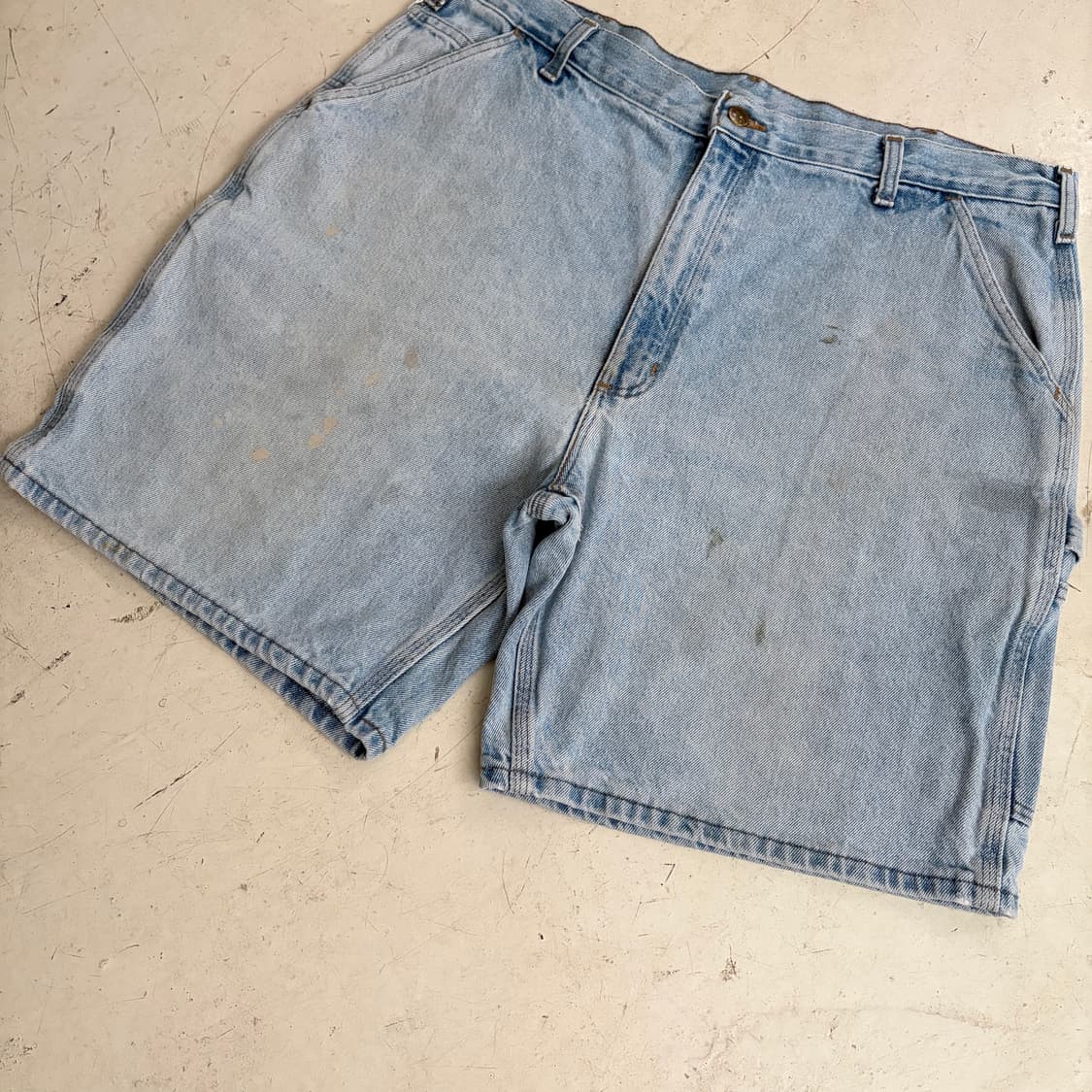칼하트 빈티지 카펜터 데님 워크 반바지 40 상품이미지3