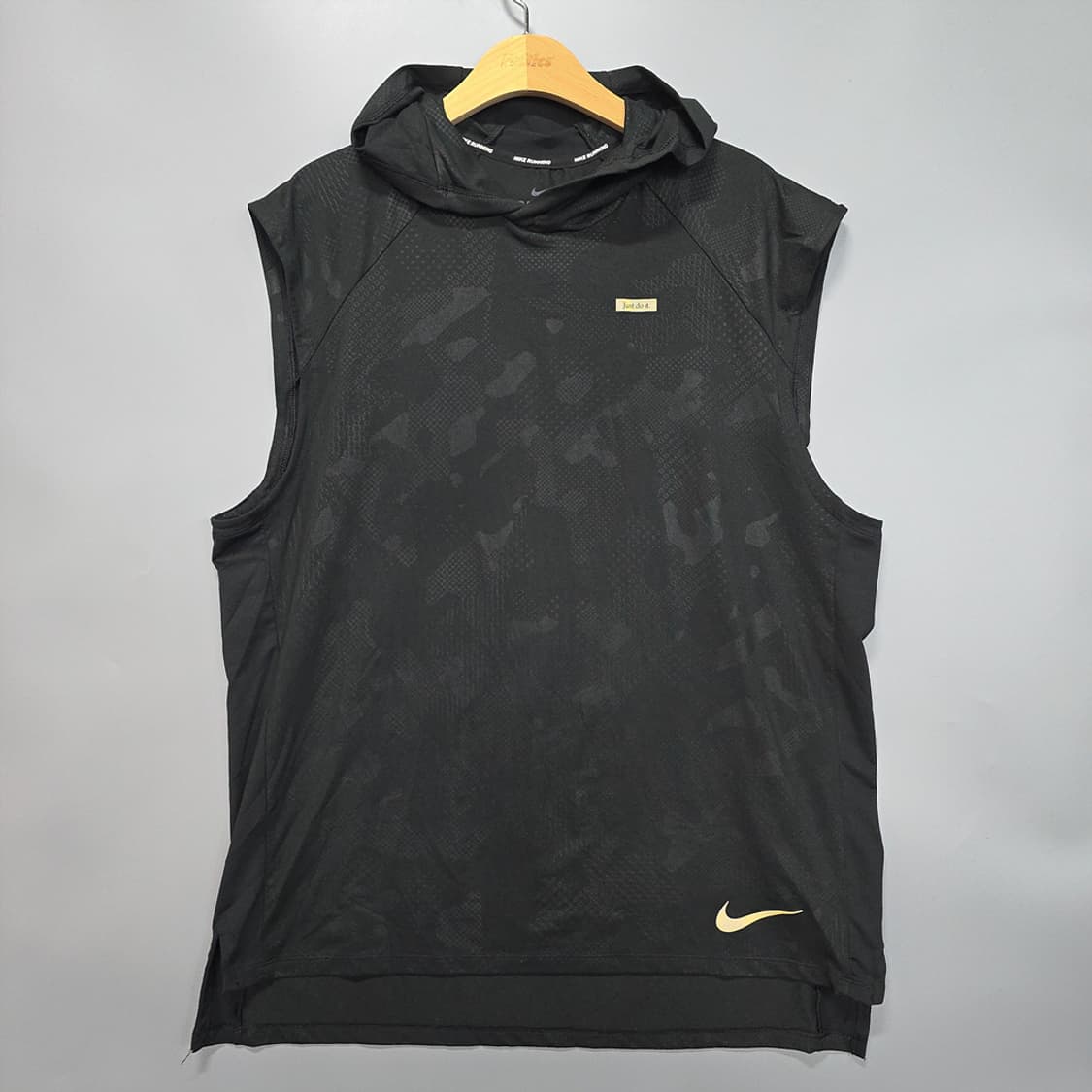 나이키(NIKE) 드라이핏 후드 슬리브리스 블랙 XXL 상품이미지1
