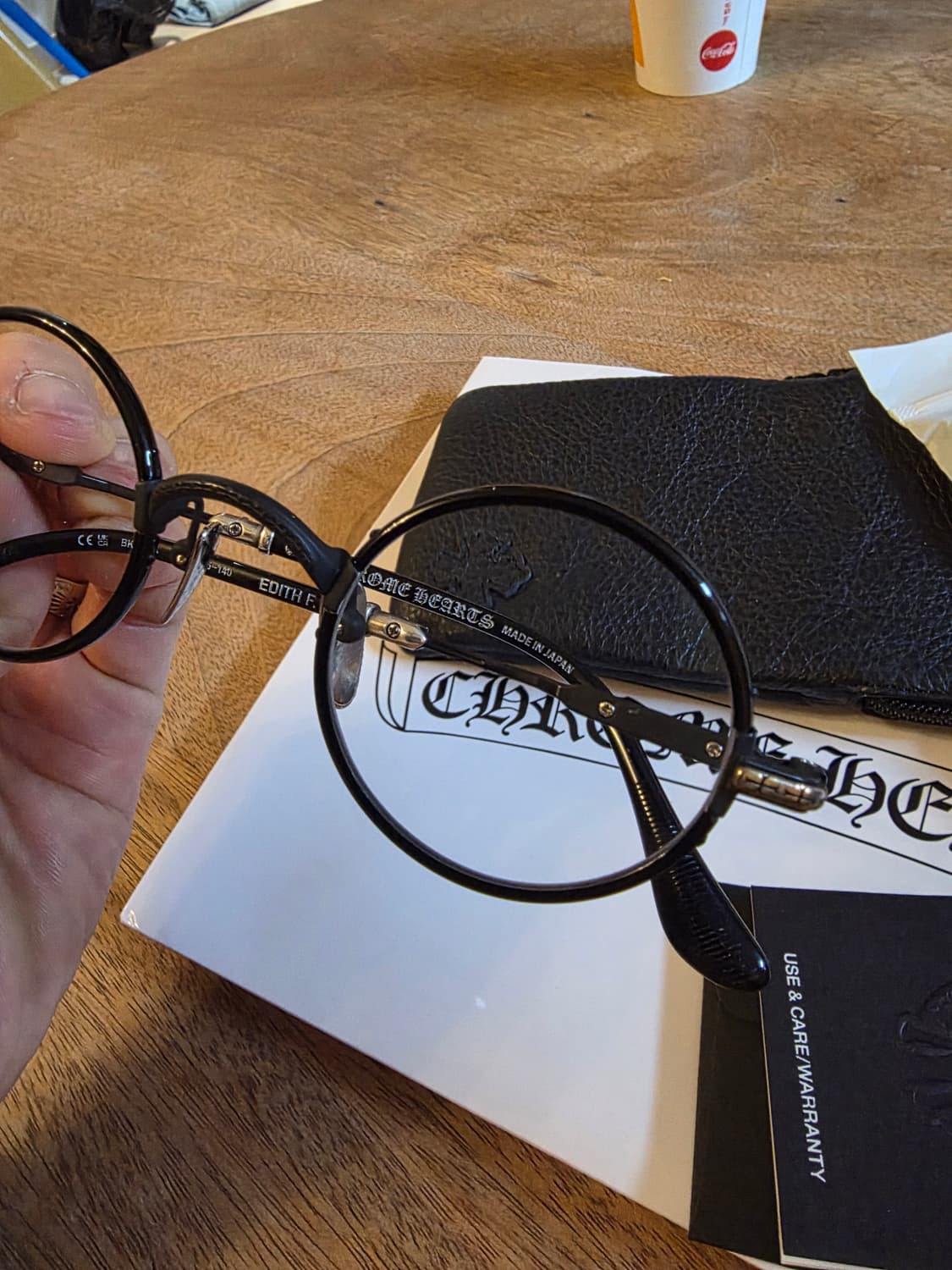 크롬하츠 안경 에디스에프 mbk 판매합니다  상품이미지4