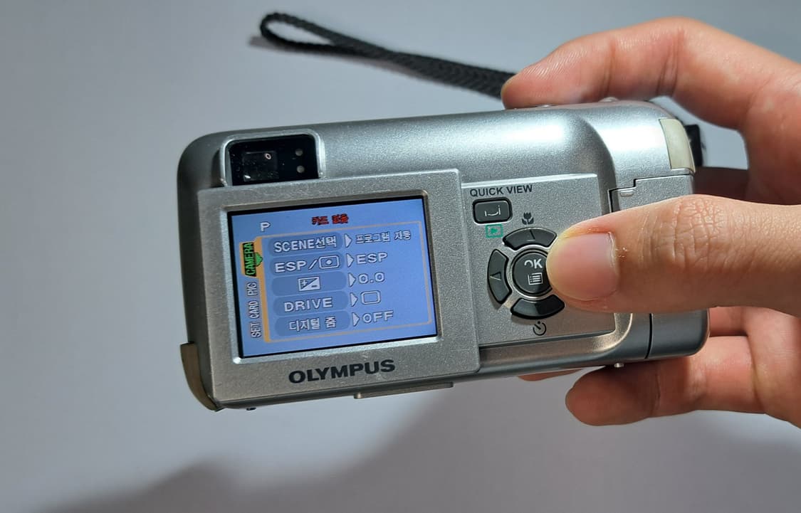 올림푸스 카메디아 x200 메탈릭 블루 디카 상품이미지8
