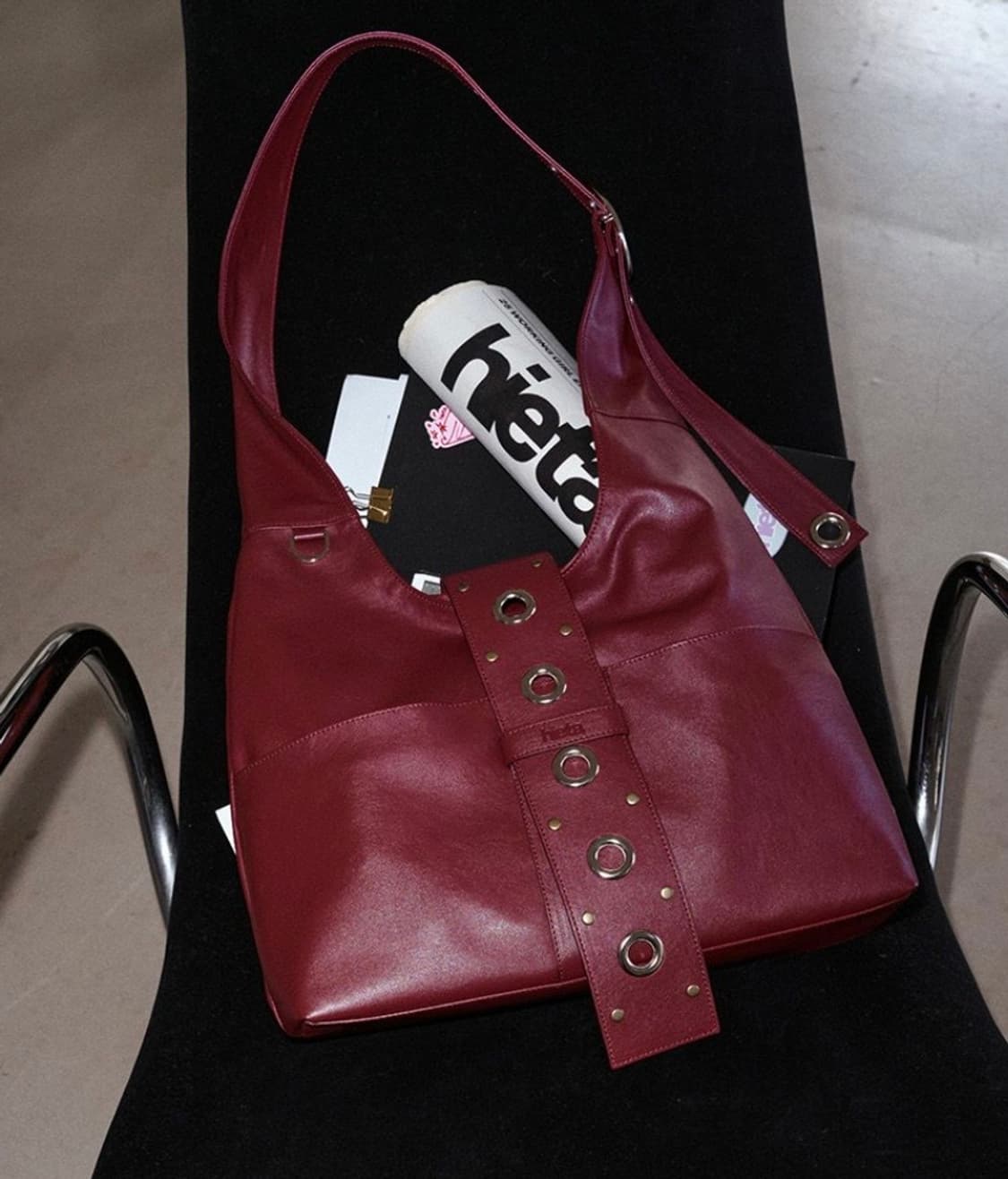 히에타 masha bag 마샤 체리레드 상품이미지1