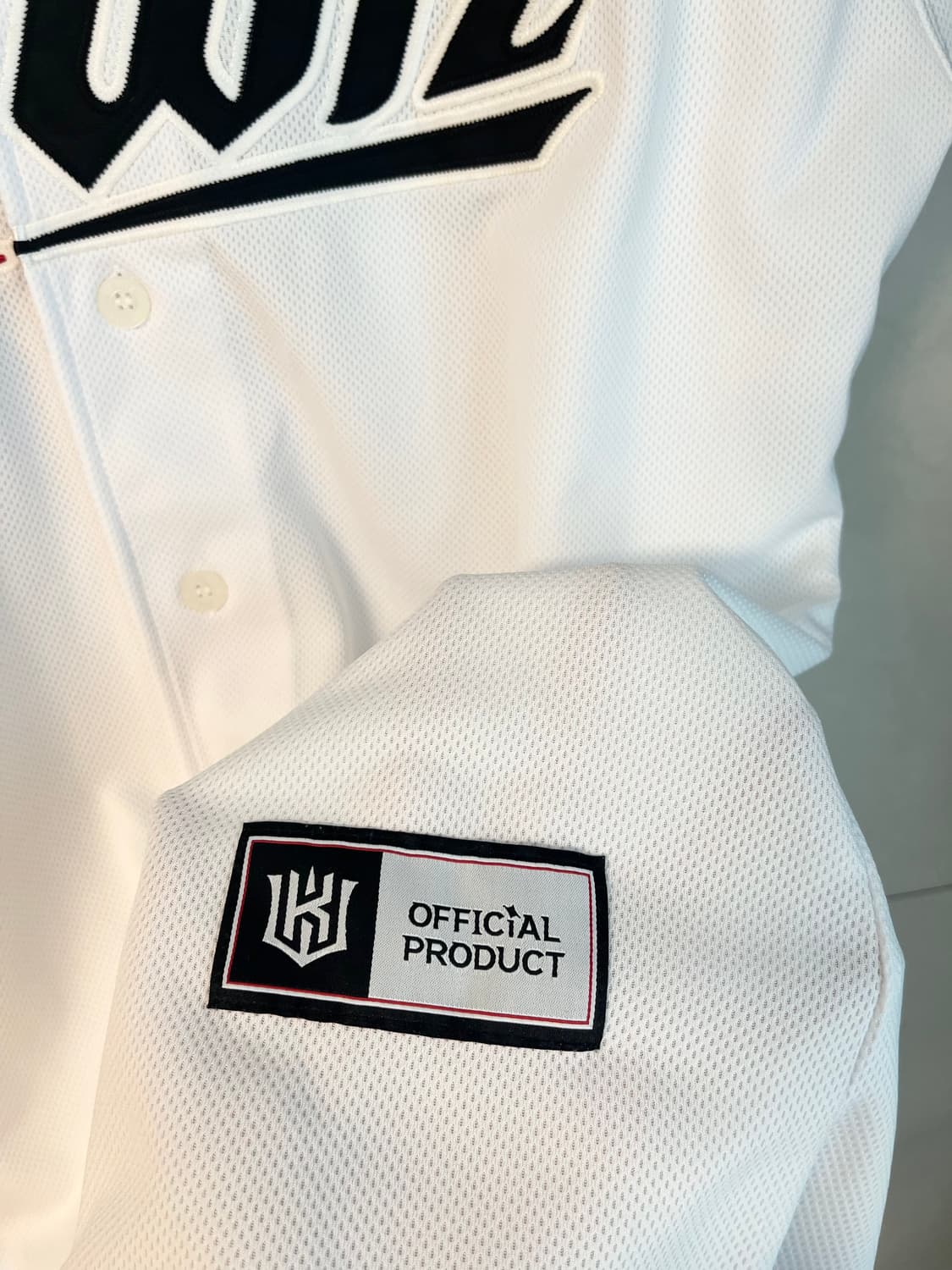 [2XL/110]2025 KT 위즈 홈 노마킹 야구 유니폼 상품이미지6