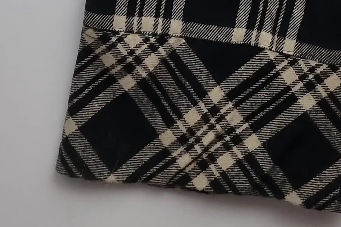 SEASONREASON 체크 와이드 팬츠 바지 코튼 100% 상품이미지6