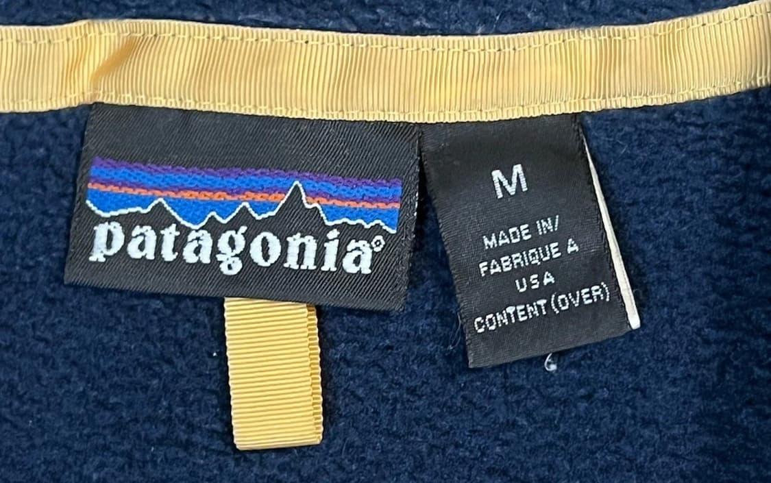 90s 파타고니아 신칠라 스냅-T 블루 상품이미지5